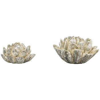 Blume Valo, Zement, 19x19x11 cm