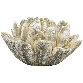 Blume Valo, Zement, 19x19x11 cm