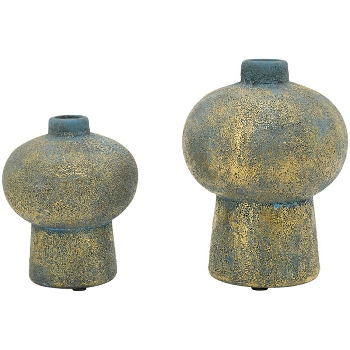 Vase Bronze, Keramik, 15,5x15,5x20 cm