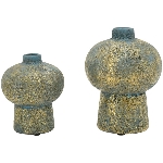 Vase Bronze, Keramik, 15,5x15,5x20 cm