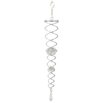 Spirale Tourange, silber, Metall, 6x6x42 cm