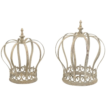 Krone ArtFerro, Metall, 22,5x22,5x24 cm