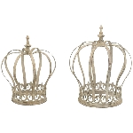 Krone ArtFerro, Metall, 22,5x22,5x24 cm