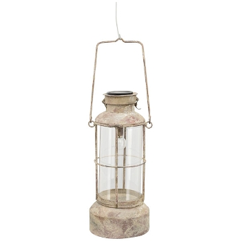 Laterne ArtFerro, Metall/Glas, 13x13x29 cm