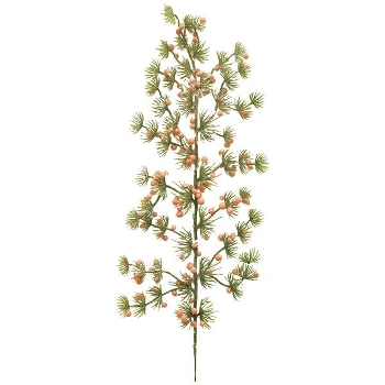 KieferZweig mit Beeren ArtificialNature, 70 cm