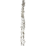 Holly leaf garland bundle x6, silber, ArtificialNature, 122 cm