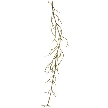 Twigs garland, weiß/grün, ArtificialNature, 142 cm