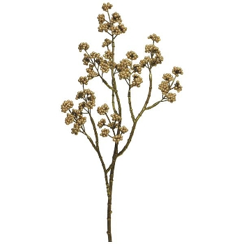 BeerenZweig ArtificialNature, gold, 53 cm