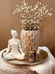 Vase Valo, Zement, 17,5x17,5x23 cm