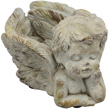 EngelPflanzTopf Valo,  Zement, 17x12,5x10,5 cm