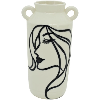 Vase XOXO, Stoneware, 14x10.7x22.5 cm