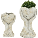 PflanzHerz StoneArt, Zement, 16,5x10x26,5 cm