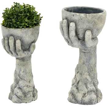 PflanzTopf StoneArt, Zement, 15,5x14,5x30,5 cm