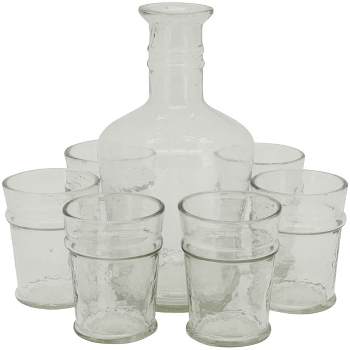 WeinFlasche Verrerie, klar, Glas, 14x14x27 cm