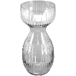 Vase Verrerie, Glas, 12x12x26 cm