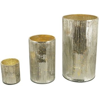 WindLicht Verrerie, silber, Glas, 8x8x9 cm
