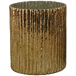 WindLicht Verrerie, gold, Glas, 19x19x19,5 cm