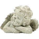 Engel StoneArt, Zement, 16x15x11 cm, 16,5x11x11 cm
