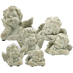 Engel StoneArt, Zement, 16x15x11 cm, 16,5x11x11 cm