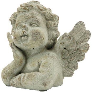 Engel StoneArt, Zement, 18,5x14x14 cm, 23x18,5x12,5 cm