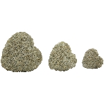 Herz StoneArt, Zement, 17x8x17 cm