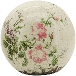 Kugel Rosae, Stoneware, 10x10x10 cm