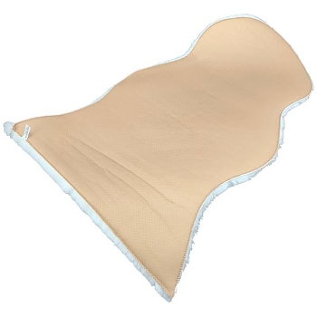 Teppich Cussin, weiß, Polyester, 65x102x2 cm