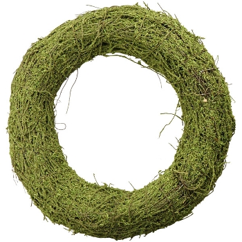 Kranz Willow, grün, Moos, 36x8x36 cm