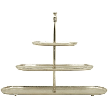 Etagere GROS, silber, Alu, 72x16x51 cm