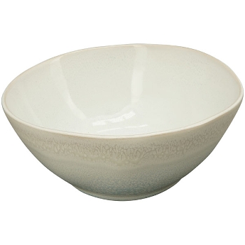 Schale PierreBlanche, weiß/blau, Stoneware, 21x21x7,4 cm