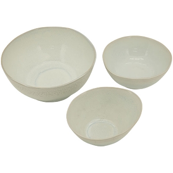 Schale PierreBlanche, weiß, Stoneware, 23,5x23,5x10,8 cm