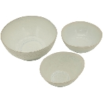 Schale PierreBlanche, weiß, Stoneware, 23,5x23,5x10,8 cm