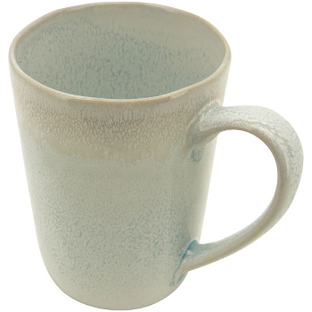 KaffeeTasse PierreBlanche, weiß/blau, Stoneware, 8,5x8,5x11,2 cm