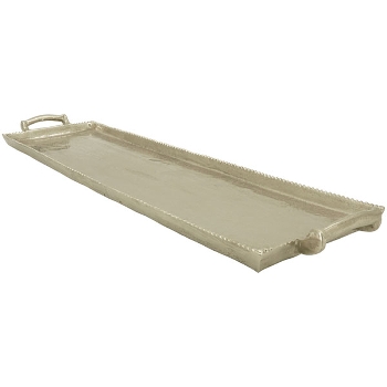 Tablett GROS, silber, Alu, 94x24x7 cm