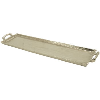 Tablett GROS, silber, Alu, 94x24x7 cm