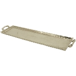 Tablett GROS, silber, Alu, 94x24x7 cm