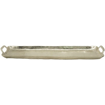 Tablett GROS, silber, Alu, 99x21x7 cm