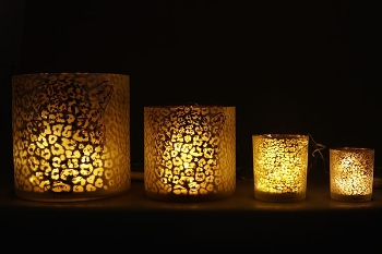 WindLicht Vitreous, Glas, 7x7x8 cm