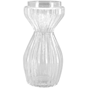 Vase Verrerie, Glas, 8x8x18 cm