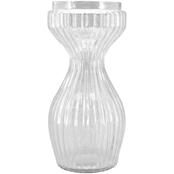 Vase Verrerie, Glas, 12x12x26 cm