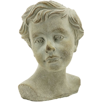 PflanzBüste StoneArt, Zement, 18x15x22,5 cm