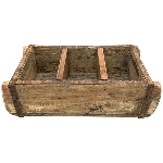 Kasten 3-Fach Antiquité, Holz, 32x14x9 cm
