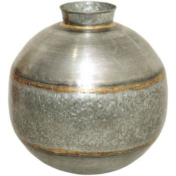 Vase Junker, zink, Metall, 34x34x35 cm