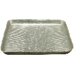 Tablett Junker, zink, Metall, 20,5x20,5x1,5 cm