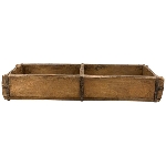 Kasten 2-Fach Antiquité, Holz, 57x15x10 cm
