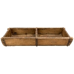 Kasten 2-Fach Antiquité, Holz, 57x15x10 cm