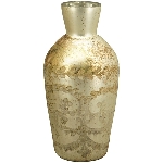 Vase Aurum, Glas, 11x11x23 cm