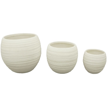 Topf MITE, weiß, Terrakotta, 14,5x14,5x13,5 cm