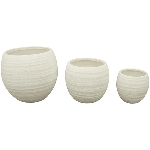 Topf MITE, weiß, Terrakotta, 14,5x14,5x13,5 cm