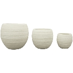 Topf MITE, weiß, Terrakotta, 14,5x14,5x13,5 cm